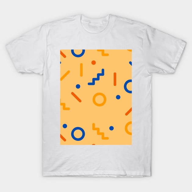 Abstract dots and line pattern T-Shirt by Word and Saying